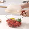 Double Layer Thiened Plastic Drain Basket Two in One Vegetable Waing Tray Multi Functional Fruit Draining Basin