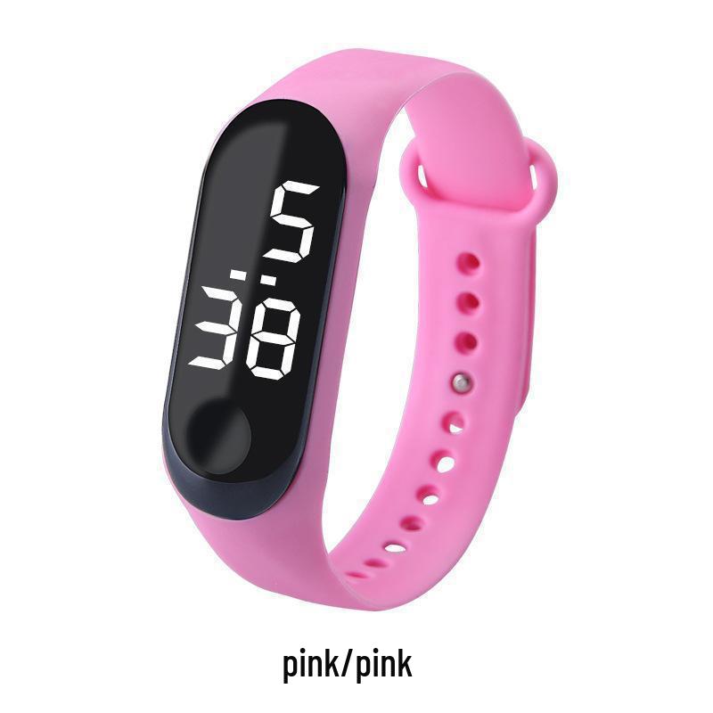 New Fashion M3LED White Light Sports Touch Control Bracelet for Campus Students & Couples.