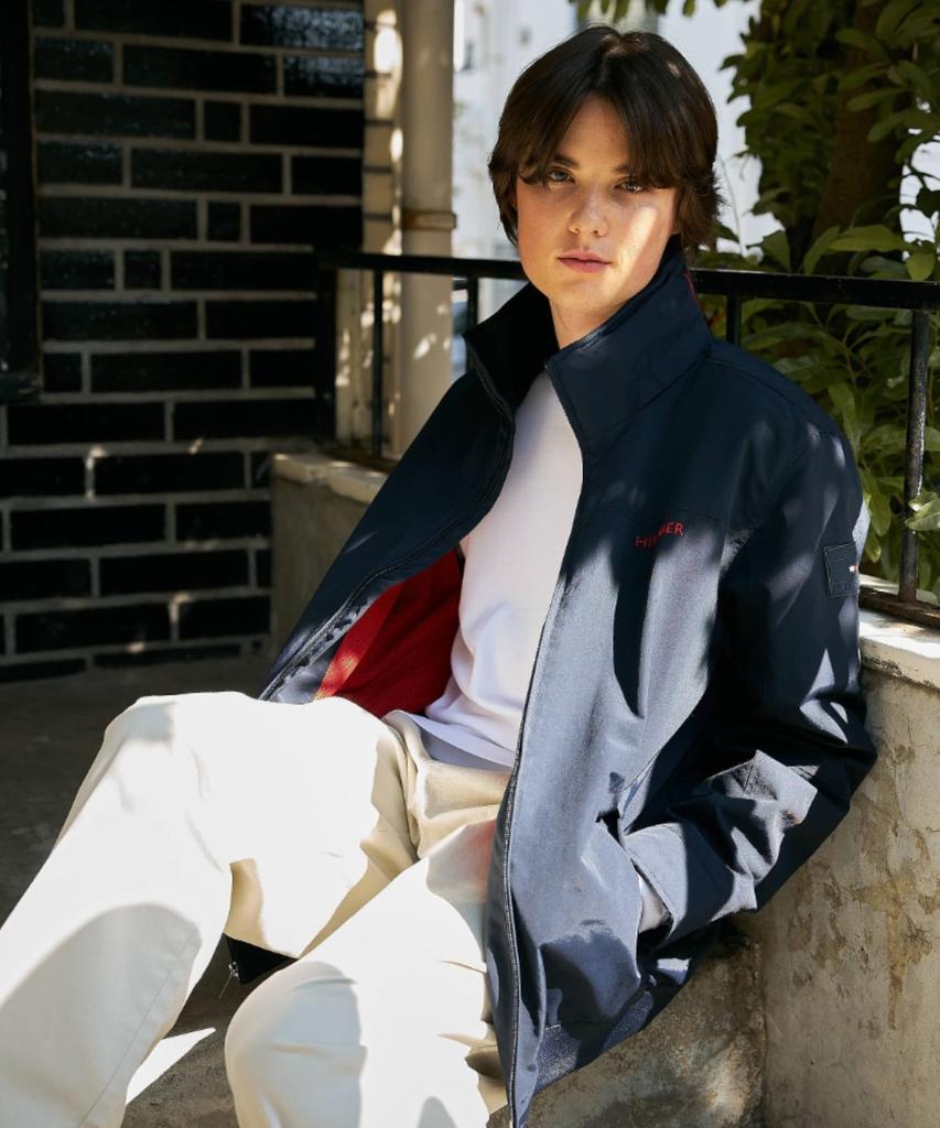 Tommy Hilfiger Official Online Exclusive Stand Collar JACKET 78J8338 S Navy Blouson/REGATTA