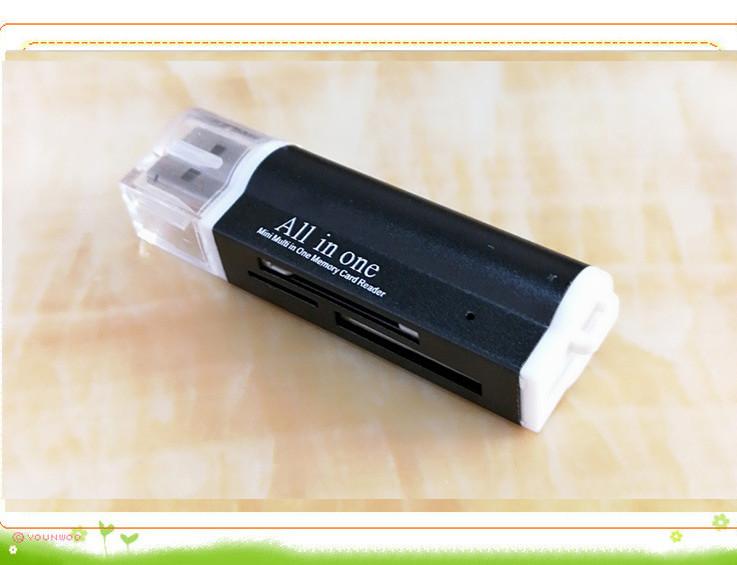 Isqueiro Multifuncional Quatro em Um Leitor de Cartões para Adaptador de iPhone Leitor de Cartões e Hub Tipo-c Leitor de Cartões SD