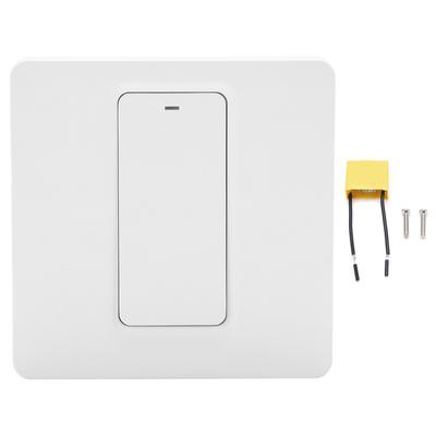 1fach Smart Wandschalter Druckknopf Fernbedienung Funktioniert mit für Tuya AC 100?240V für ZigBee