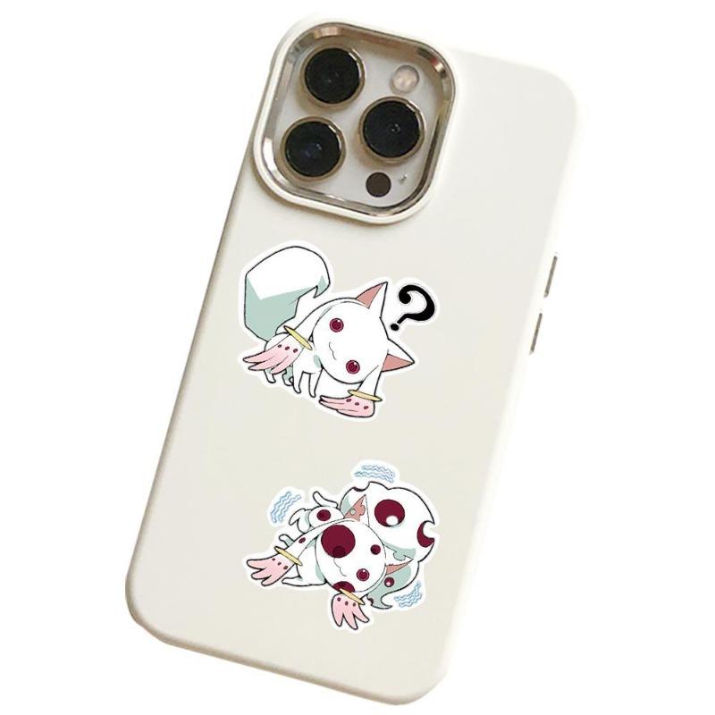 48 PCS Cartoon Puella Magi Madoka Magica Stickers - High-Quality Appearance Notebook Cute DIY Decoration Stickers Gift