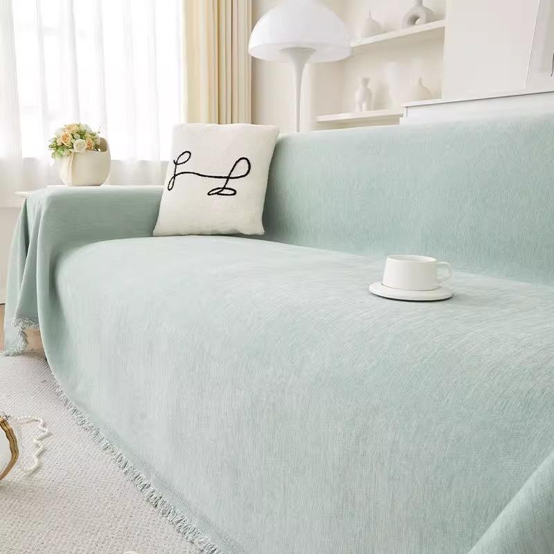Waterproof sofa towel 2025 new four-season universal cream wind sofa cover integrated all-inclusive universal cover blanket