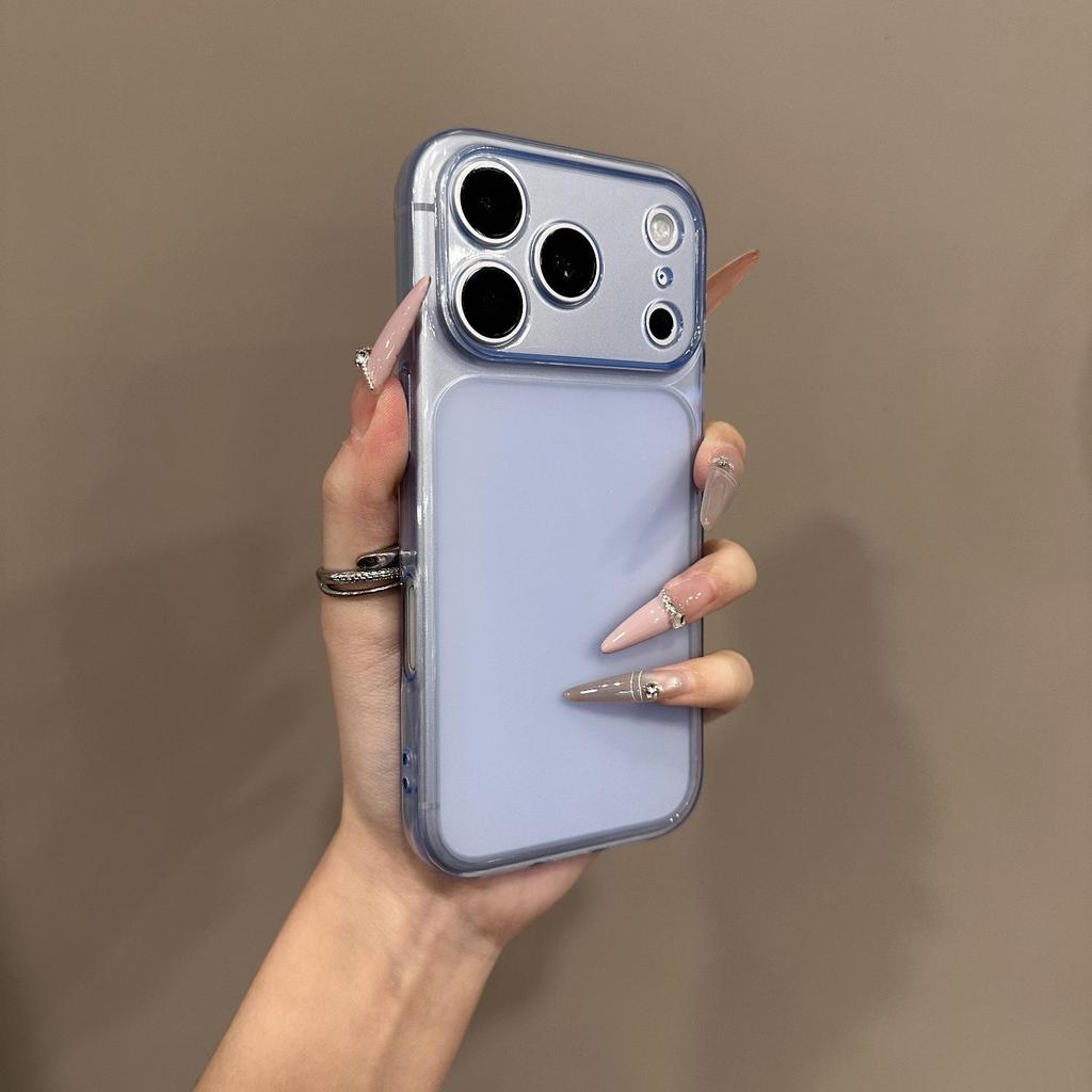 Transparent Anti-slip Frosted Apple 17 Pro Max Compatible Phone Case - Ultra-thin Soft Shell