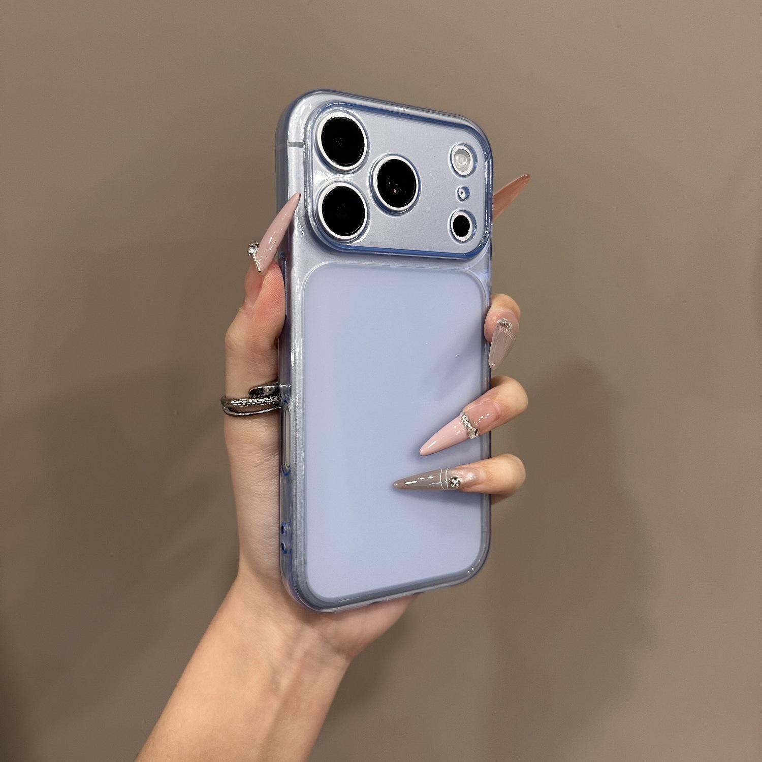 Transparent Anti-slip Frosted Apple 17 Pro Max Compatible Phone Case - Ultra-thin Soft Shell iPhone 14 Pro