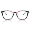 Full Rim Square Black Blue Pink Floral Meryll 2179 C7 Fashion Women Eyeglasses