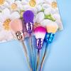 Rose Nail Dust Brush For Manicure Flower Nail Art Brush Nail Accessories Tools Popular Round Small Gel Polish Cleaning Brushesna