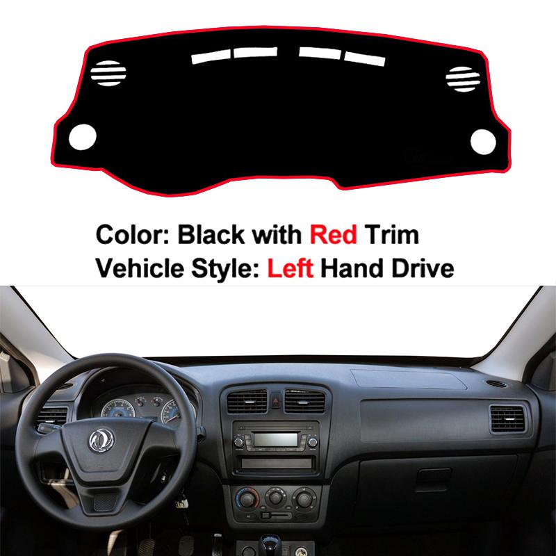 Car Dashboard Cover DashMat Carpet Cape For Dongfeng DFSK Fengon Glory 330 350 360 370 2014-2017 Sun-Shade Automobile Anti-UV