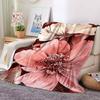 Floral Art Flannel Blanket Throw Blanket Soft Warm Sofa Bed Camping home Decor Unique Christmas Gift C9261449