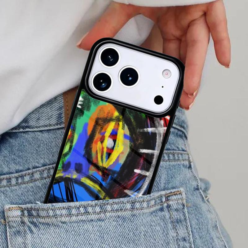 Graffiti Phone Case for iPhone 16e 15 14 13 12 17 Pro Max Plus Air 17pro Cover Coque