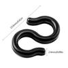 Black S-Hook Clips Hook Shifts Cable Brake Gear Cable Housing Fixing Holder Guide S Style Buckle Clips for Cycling Bike