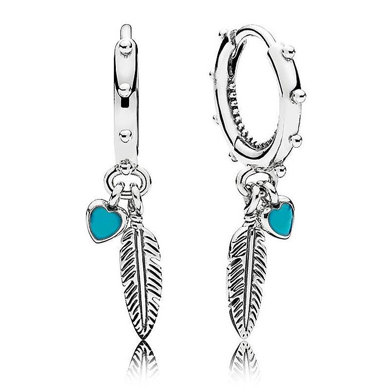 Boucles d'oreilles à tige en forme de cœur étincelant authentiques à main levée avec cristal pour femmes, en argent sterling 925, cadeau de mariage, bijoux de mode