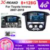 X-REAKO Car Video Player for  Toyota Innova 2007-2010 GPS Navigation Built-in Dsp Carplay Autoradio Android Head Unit