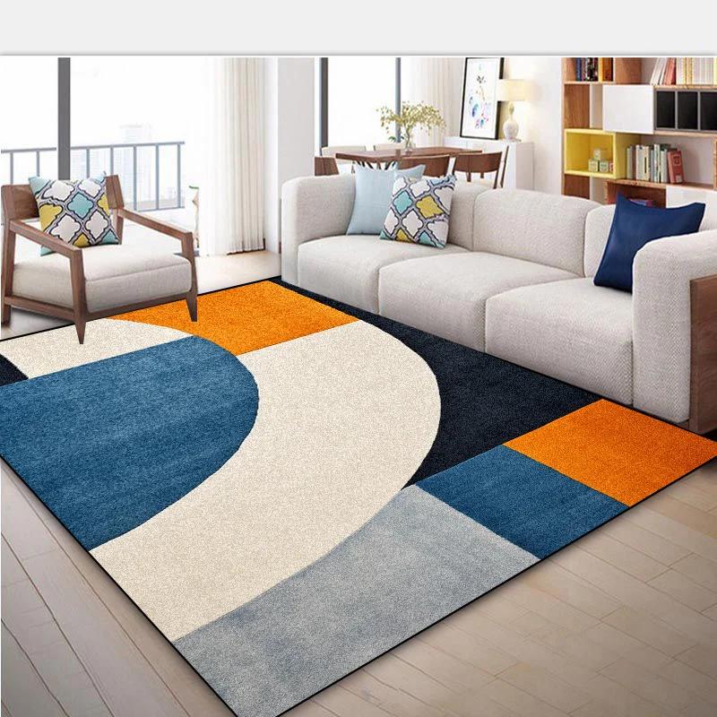 European Geometric Carpet for Living Room Large Area Decoration Modern Home Bedroom Rug Soft Non-slip 200x300 Lounge Sofa Mat