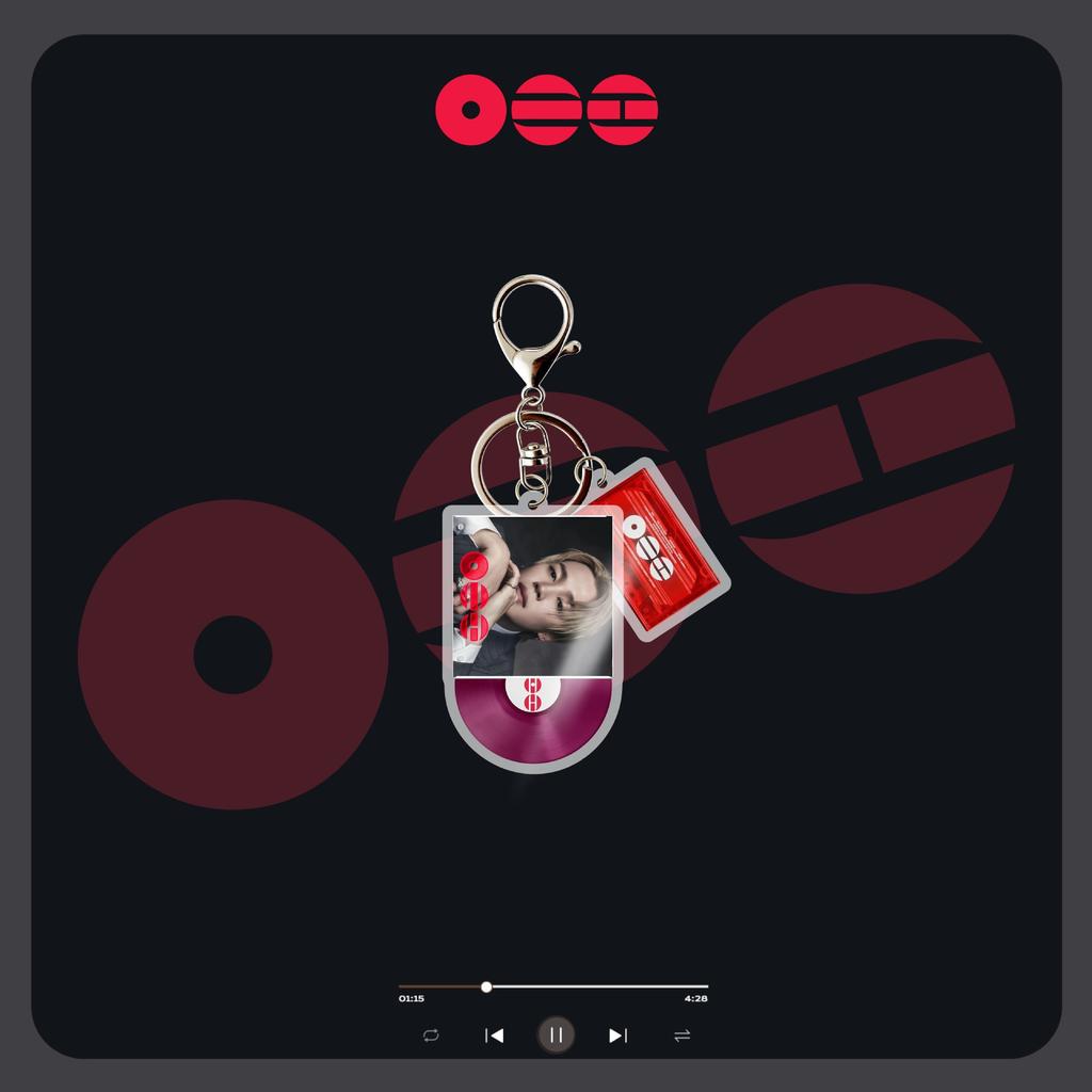 Llaveros de CD de BTS, Colgantes para Bolsos para Miembros Individuales y el Grupo Completo, Decoraciones para Ropa, Merchandising de Celebridades