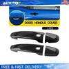Fit For Chevy Camaro 2016- Carbon Fiber Door Handle Cover Trim Exterior 2PCS