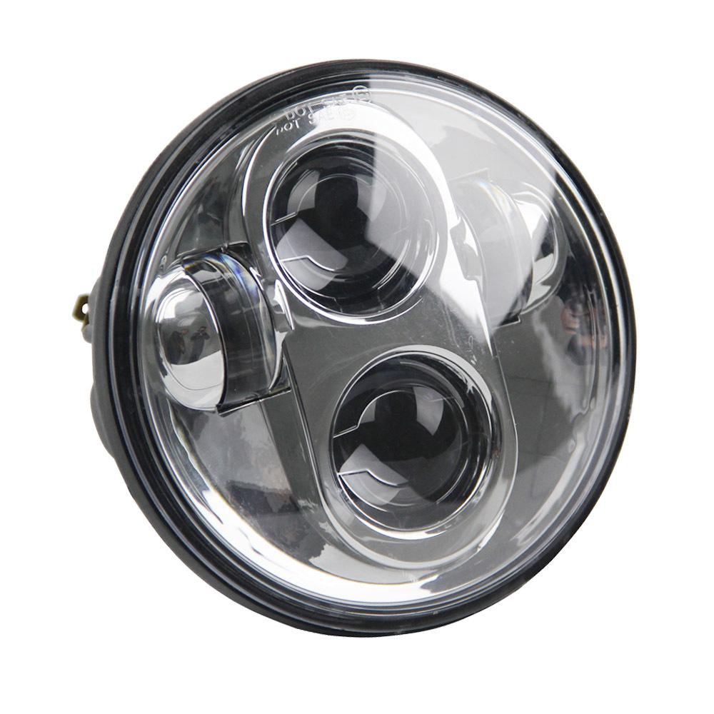 5.75" LED Motorcycle Headlight for Harley 883x48 Dyna - 40W High/Low Beam