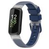 Clear Two Tones Fitness Band Breathable Soft Silicone Quick Change Accessory Simple Installation for Watch Inspire 3