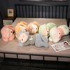 80CM Cute Sleeping Sweater Monkey Plush Toy Soft Plush Filling Soft Home Pillow Sleep Soothing Doll