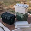 1 Set Gewürzspenderflasche Outdoor-Aufbewahrungsbox Picknick-Grill Tragbare Kleinteilebox Plastikglas Gewürzaufbewahrungsbeutel