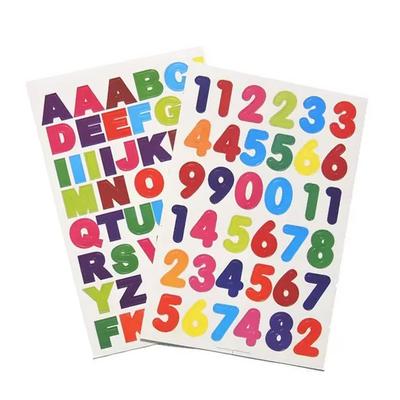 10 buc/set Jucării cu Autocolante pentru Copii Numere și Litere Colorate Autocolante Decorative Handmade DIY pentru Ziua de Naștere a Copiilor Cadouri de Ziua Copiilor TMZ