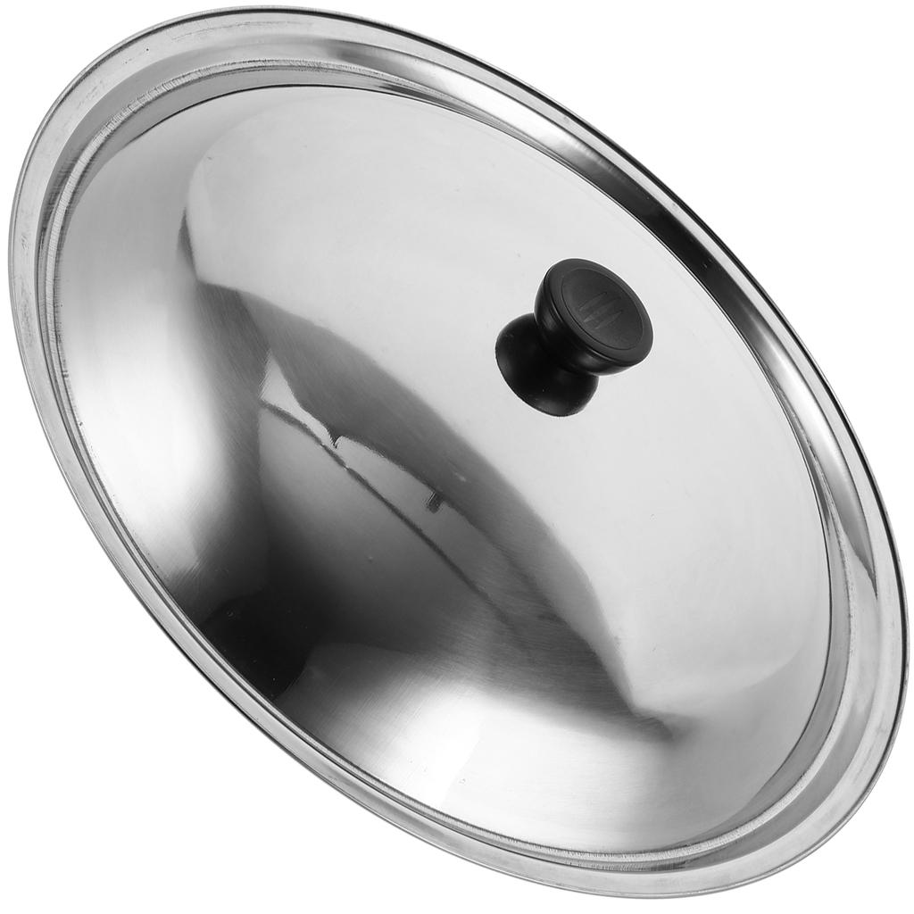Stainless Steel Pot Lid 34Cm Anti-Scald Cover For Pots Pans Oil Splatter Guard Heat Resistant Cooking Tool Kitchen Gadget