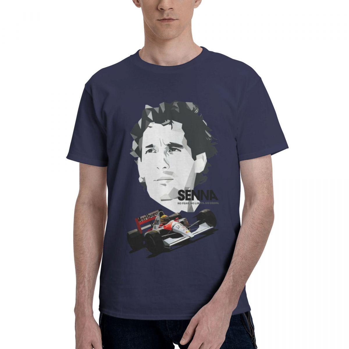 

Men T Shirt Ayrton Senna Legend Cotton Y2K Graphic Customized Unisex Clothes T Shirts 4XL