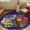 Muppet Rock Stars Round Mat Home Decor, Chair Rug For livingroom,Bedroom, Doormat Home Decor Birthday Gift Christmas Gifts