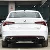 RQQS4 80MM 90MM Emblem Car Front Hood Badge Rear Trunk Sticker For Skoda Octavia Rapid Kodiaq Karoq Fabia Kamiq Superb Derivative