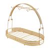 Mug Holder Stand Iron Coffee Cups Dishes Organizer Mug Drainer Storage Drying Rack with 6 Hooks for