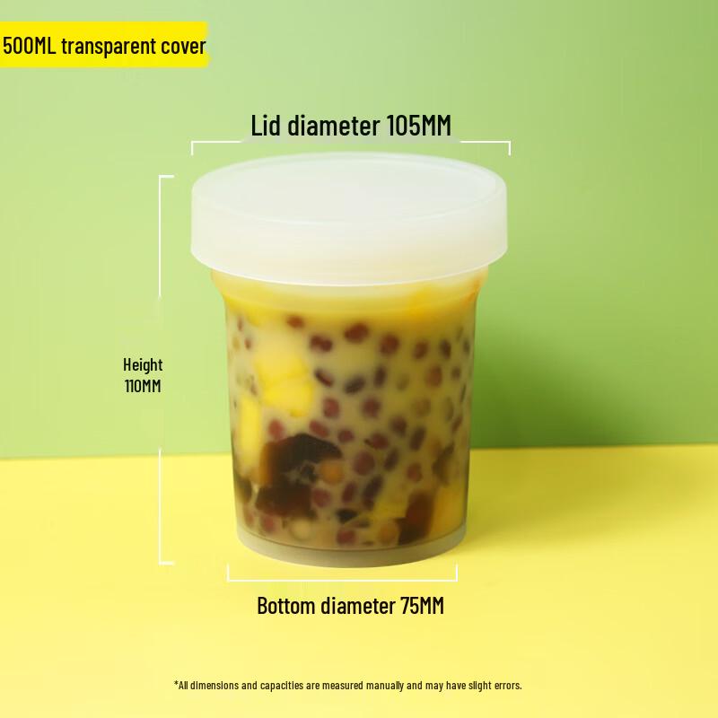 Disposable Transparent Plastic Dessert Cups with Inner Insert