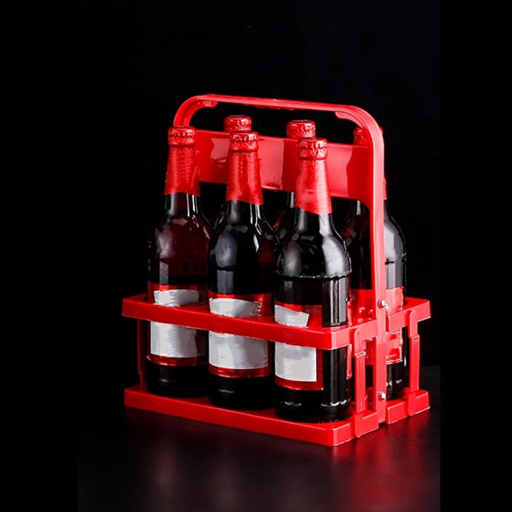 Beer Bottle   Bucket Holder Plastic Foldable Multifunctional Portable Beer Bottle Carrier