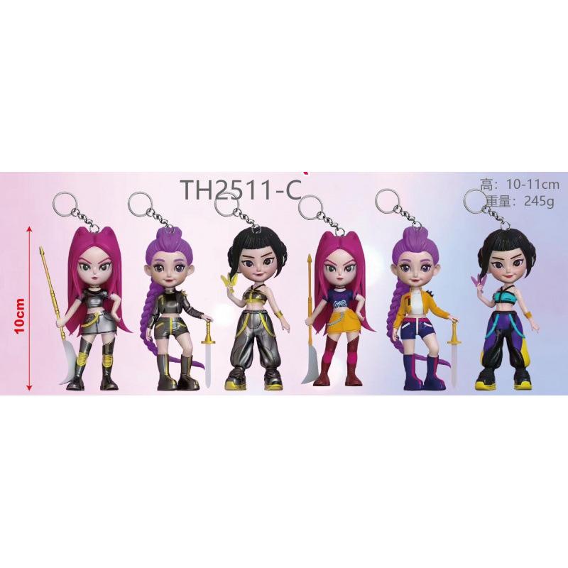 K-Pop New Demon Hunter Girl Group Men's Group Figure Model Blind Box Tide Play Doll Ornament