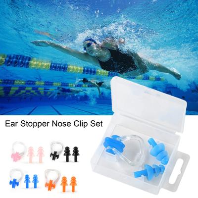 Silikon Nasenklammer und Ohrstöpsel Set Schwimmen Nasenklammer Kinder Unterwasser Ohrstöpsel Schwimmen