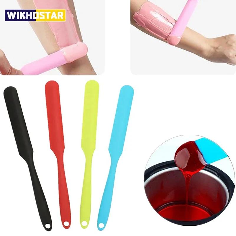 Silicone Cosmetic Waxing Spatulas Non-Stick Hair Removal Sticks Body Wax Applicator Scraper Wax Applicator Sticks