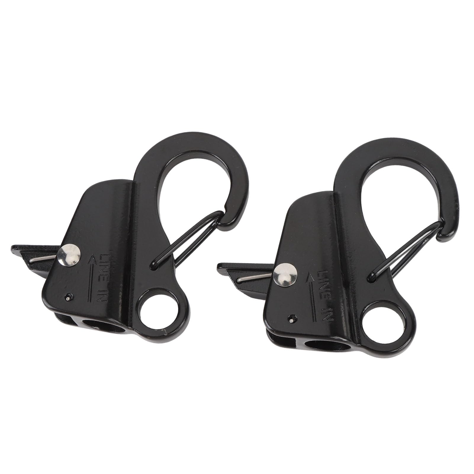 

2PCS Stainless Steel Boat Fender Clip Quick Release Clip for Rail for Boat Bumper