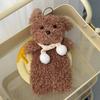 Plush Dog Cartoon Pen Case With Fluffy Material For Kids And Students
