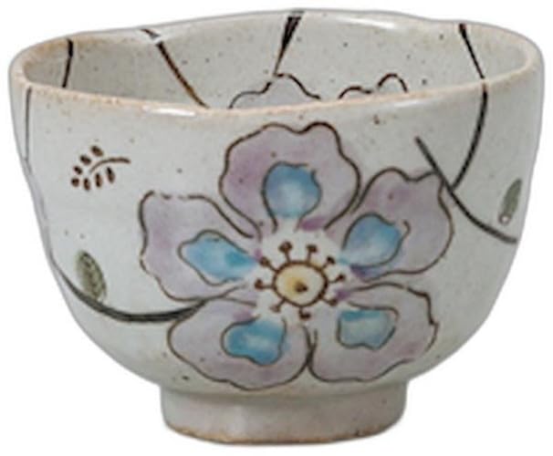 Purple Pour Bowl x 10 x Pour Setomonohonpo Flower-Shaped [10 7cm, 270cc] Bowl, Ceramic,