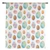 Easter Eggs Festivals Tulle Curtains For Living Room Bedroom Voile Sheer Curtain Window Home Decor Drapes