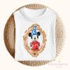 202526 Moda Verão Camiseta Mickey Y2k Chapéu da Minnie Mouse Estampado 100% Algodão Camiseta Estampada Unissex Camiseta Solta
