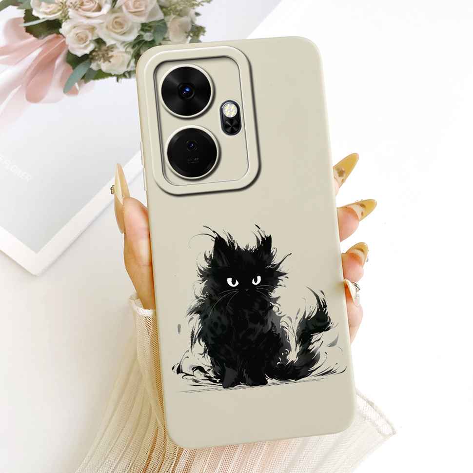 Case For Itel P55 Plus Casing Lovely Cat Dragon Flip Phone Cover For Itel P 55 P55Plus P55+ P663LN P663L Coque Capa
