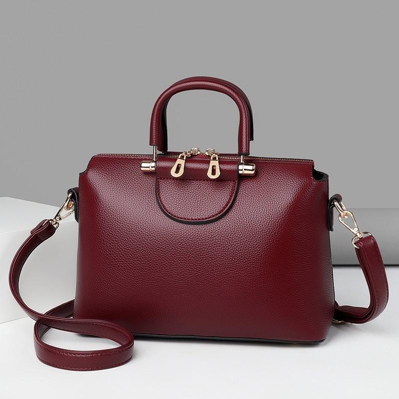 Chic Middle-aged Mom Tote Bag 2023 Versatile Large Size Commuter Handbag