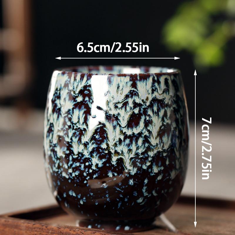1PC Pottery Drinkware Coffee Cups Chinese Porcelain Kung Fu Tea Cup Ceramic Tea Cups