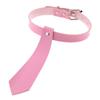 DIEZI Harajuku Bowknot Ball Heart Circel Rivet Flower Choker Necklace Torques Women Men Gothic Pink PU Leather Necklace Jewelry