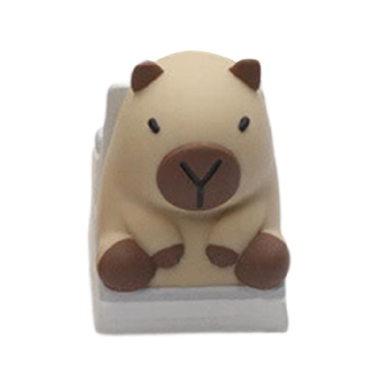 Farbverlauf Harz Tastenkappen mit Capybara Kunst Kompakte Größe Leichte Bauweise Für Mechanische Schalter