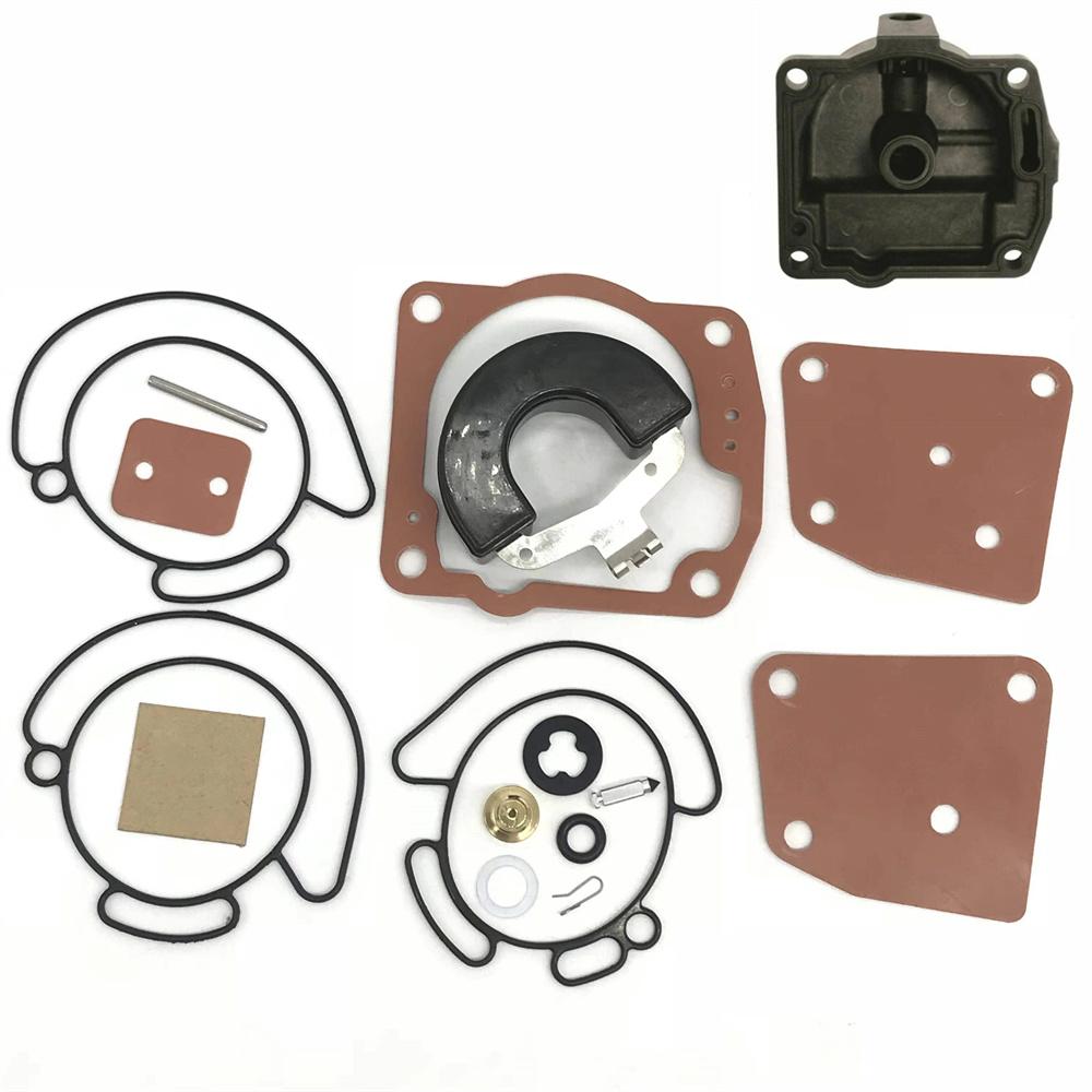 438996 433000 Carb Repair Kit with Float Carb Bowl for Johnson Evinrude Outboards