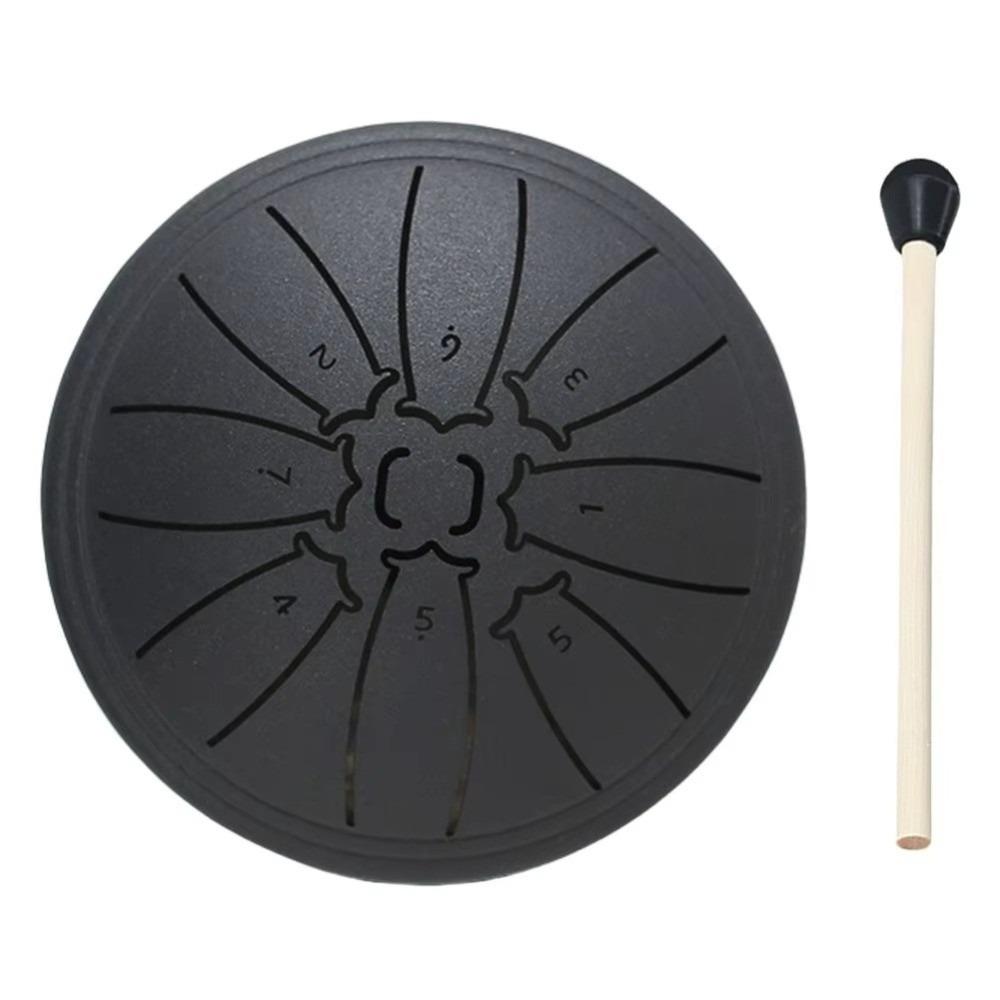 4 Inch 8 Notes Mini Hand Pan Drums Ethereal Sound Meditation Drum Steel Tongue Drum Set  Beginner