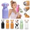 Cartoon Animal Shapes Insulated Water Bottle 480ml Vacuum Insulated Bottle  for Daily Use