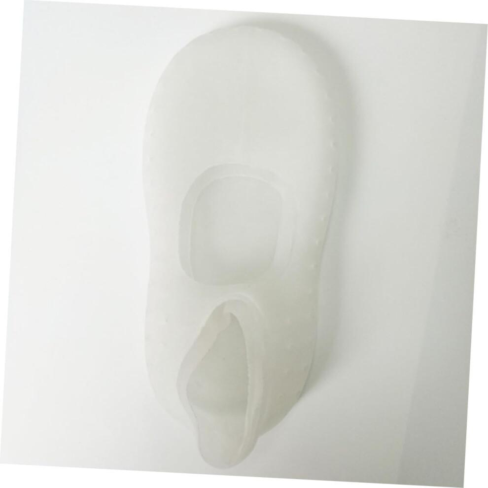 Silicone Gel Heel Socks Moisturizing Protection for Dry Cracked Feet and Heels Reusable Washable