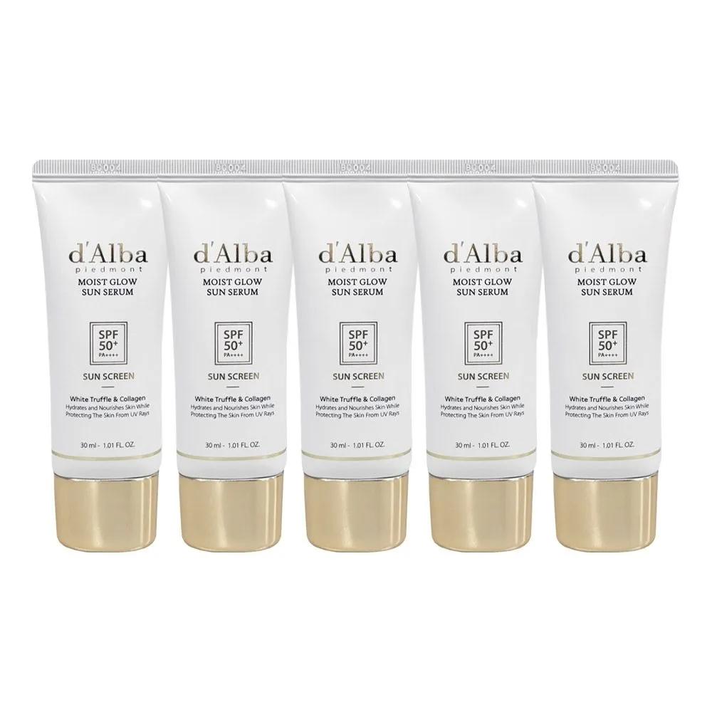 d Alba Moist Glow Sun Serum 30ml 5 pieces